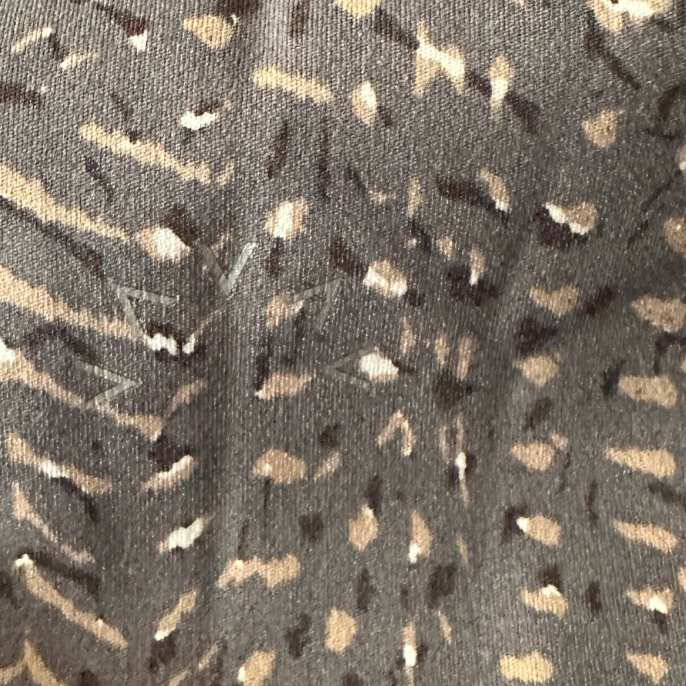 VARLEY Luna Athletic Yoga 25" Leggings in Umber Feather grey tan print size XS - Picture 8 of 10